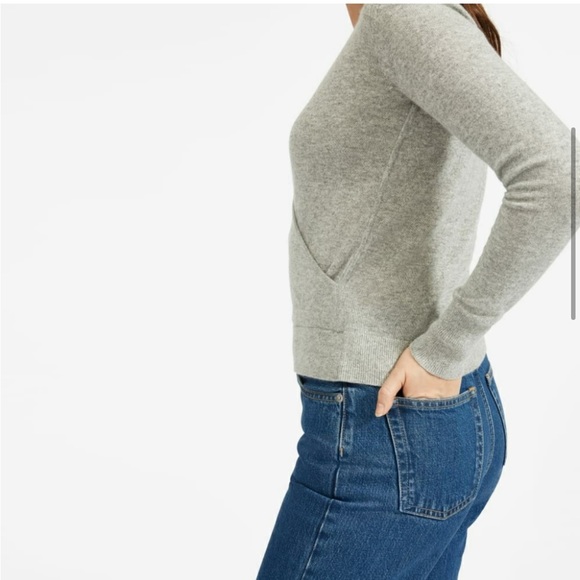 Everlane The Cashmere Wrap Sweater in Heathered Grey size XS - Picture 8 of 8